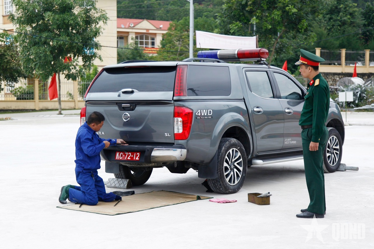 LLVT tỉnh Quảng Ninh: Bảo đảm tốt xe, máy phục vụ nhiệm vụ huấn luyện, sẵn sàng chiến đấu

